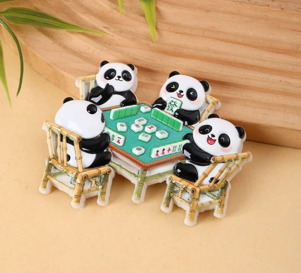 成都熊猫基地冰箱贴磁吸 / Chengdu Panda Base Fridge Magnet